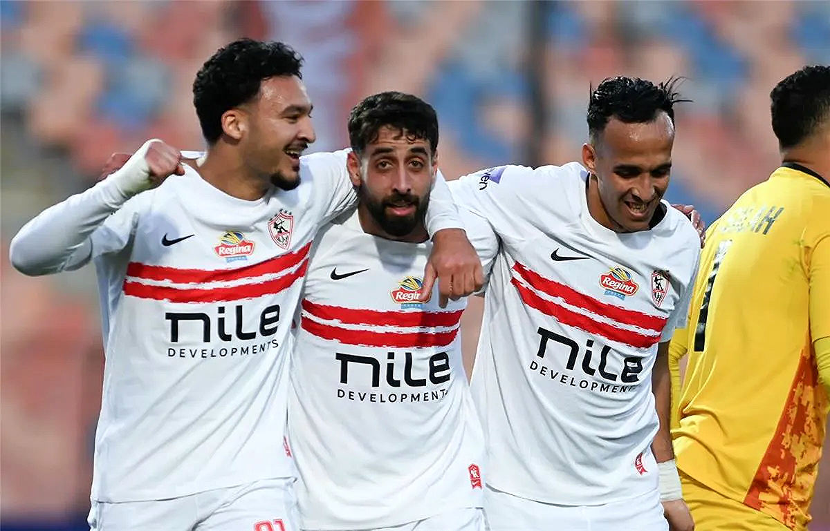 الزمالك يسحق كهرباء الإسماعيلية 5-2 ويصعد ثاني الدوري المصري